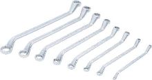 Klíče očkové vyhnuté 6x7 - 20x22 mm, sada 8 dílů - BGS 30306 (1)