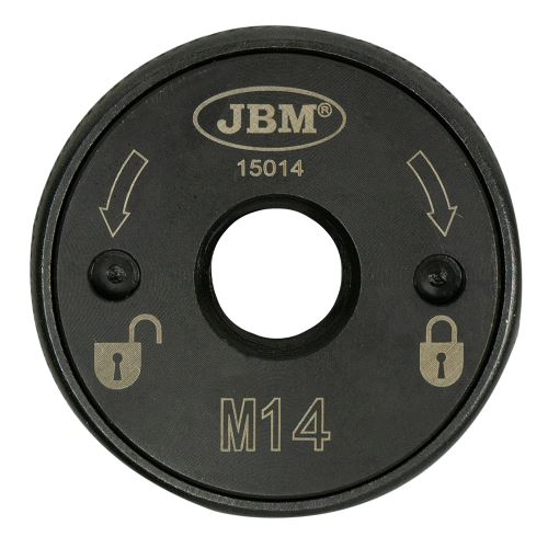 M14 úhlová bruska s rychlou výměnou rychlou pojistnou maticí - JBM 15014
