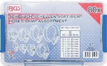 Poškozený obal/Spony hadicové,  80 pcs. - BGS 9547 (1)