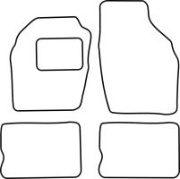 Textilní autokoberce Opel Agila A 2000-2002 (1)