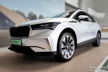 Prahové lišty Škoda Enyaq iV 2021- (tmavé, matné) (6)
