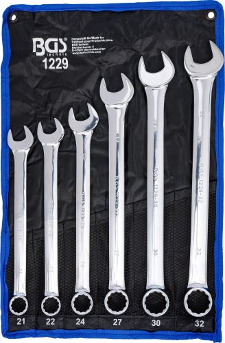 Klíče očkoploché 21-32 mm, extra dlouhé, 6 dílů - BGS 1229
