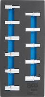 Pěnová vložka (modul) hlavice nástrčné 3/8" 8-19 mm, šestihran. prodloužené, sada 11 ks