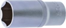 BGS Hlavice nástrčné 1/2", 10 - 38 mm, 6ti hranné, prodloužená, ProTorgue (22)