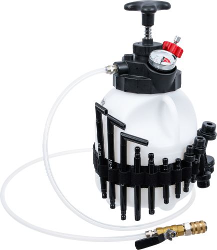 Plnička převodového oleje s ruční pumpou, s 12 adaptéry, 3 l – BGS 74264