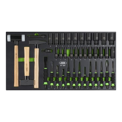 Modul kladiva, sekáče, tvrzené hlavice, 770 x 70 x 410mm