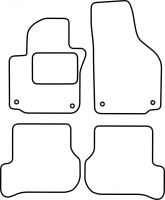 Textilní autokoberce VW Golf Plus 2004-2014 (1)