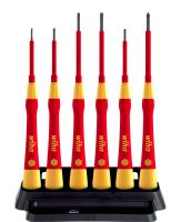 Sada jemných šroubováků PicoFinish Electric Slotted, Phillips, 7 ks. vč. držák