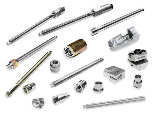 Sada adaptérů pro zesílené uchcení vstřikovačů k hydraulkickým stahovákům - TESAM S0001413