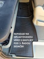 Gumové autokoberce Renault Trafic 2014- (3.řada, bez oplastovaných sedaček) (4)