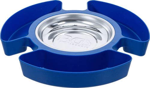 Magnetická miska,  s 3 plastovými přihrádkami,  150 mm