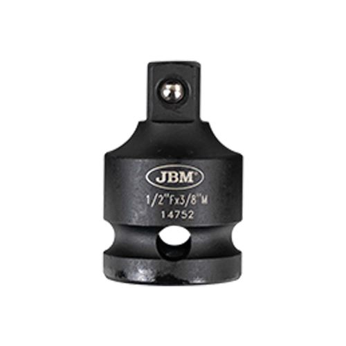 Hlavice nástrčná tvrzená / rázová Adaptér tvrzený 1/2""H Hlavice nástrčná 3/8"M - JBM 1475