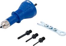 Nýtovací nástavec pro vrtačku na maticové nýty,1/4"náhon - BGS 407 Nýtovací nástavec pro vrtačku na maticové nýty,1/4"náhon - BGS 407