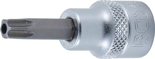 BGS Hlavice zástrčné 3/8", T20 - T55, T-profil s vrtáním, délka 48 mm