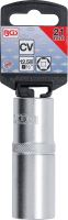 BGS Hlavice nástrčné 1/2", 10 - 38 mm, 6ti hranné, prodloužená, ProTorgue (1)