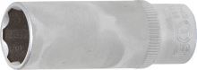 BGS Hlavice nástrčné 1/4", 4 -14 mm, prodloužené, SuperLock