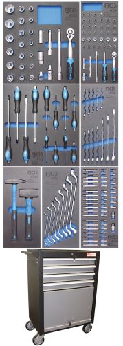 Vozík montážní pojízdný s vybavením 151 dílů - BGS 4086