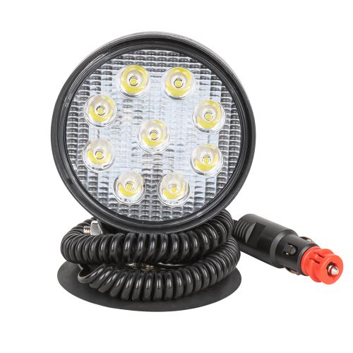 Pracovní světlo LED, kulaté, bodové světlo, magnetizovaná základna - JBM 52569