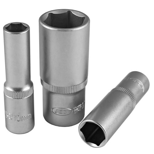 JBM Hlavice nástrčné  3/8" 10 - 20mm x 65 mm, šestihranné