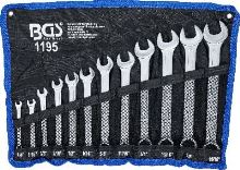 Klíče očkoploché 1/4" - 15/16", sada 12 dílů, v tašce - BGS 1195 (5)