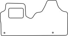 Textilní autokoberce Fiat Scudo 2011-2016 (přední díl) (1)