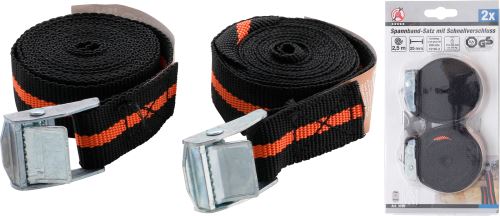 Pás upínací 25,0 mm x 2.5 m, zavazadlový / kurty - BGS 3599