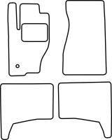 Textilní autokoberce Jeep Grand Cherokee 2005-2010 (1)