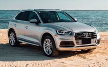 Ochranná lišta hrany kufru Audi Q5 2017-2024 (tmavá, matná) (5)