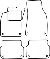 Textilní autokoberce Audi A6 2004-2006 (1)