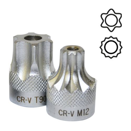 Hlavice 1/2" 12bodová zásuvka M12 odolná proti neoprávněné manipulaci – JBM CAMPLLONG S.L.