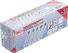 Vystavené zboží/Klíče očkoploché ráčnové,  otevřené, 5dílná - BGS 30836 (5)
