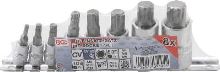 Hlavice zástrčné 1/4"+3/8"+1/2" XZN profil M4 - M16, 8 dílů - BGS 5105 (1)