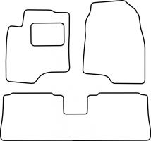 Textilní autokoberce Chevrolet Captiva 2006-2011 (1)