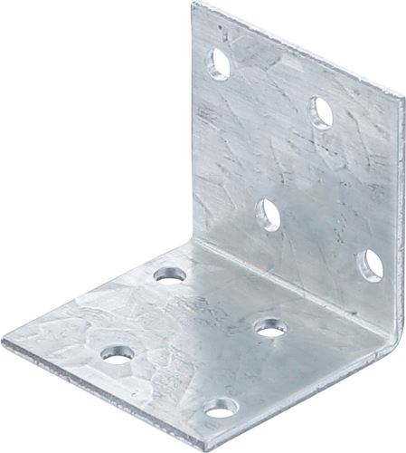 Plech spojovací, 40x40x40x2mm, 90°, pozinkovaný - BGS 80934
