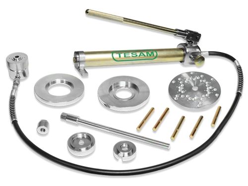 Stahovák hydraulický pro výměnu náboje - ložiska kol, Ford Focus, Mazda, Volvo s ABS - TES