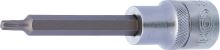 BGS Hlavice zástrčné 1/2", T15 - T70, T-profil, délka 100 mm