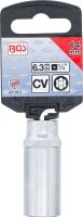 BGS Hlavice nástrčné 1/4", 4 -14 mm, prodloužené, SuperLock (22)