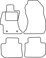 Textilní autokoberce Subaru WRX 2014-2021 (1)