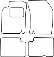 Textilní autokoberce Nissan Almera 1995-2000 (1)