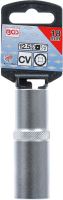 BGS Hlavice nástrčné 1/2", 8 - 28 mm,12ti hranná, prodloužené (2)