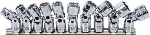 Hlavice zástrčné 3/8" kloubové, 10-19mm, 6-ti hranné - BGS 205