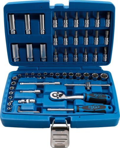 Gola sada 1/4" 4,0-13,0 mm, 53 dílů – BGS 2147