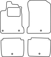 Textilní autokoberce Renault Latitude 2011-2015 (1)