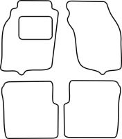 Textilní autokoberce Mitsubishi Carisma 1995-2001 (1)