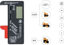 Digitální tester zátěže baterie | 1,5V / 9V (1)