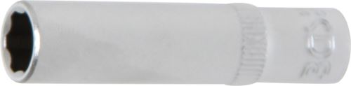 BGS Hlavice nástrčné 1/4", 4 -14 mm, prodloužené, SuperLock