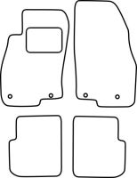 Textilní autokoberce Fiat Punto III. 2014- (1)