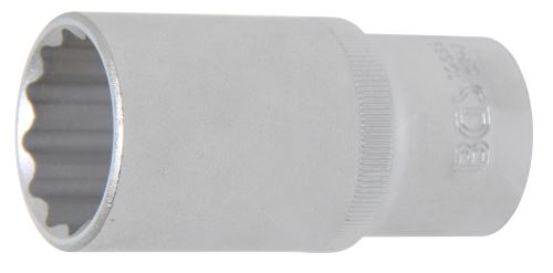 BGS Hlavice nástrčné 1/2", 8 - 28 mm,12ti hranná, prodloužené