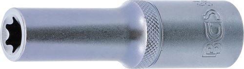 BGS Hlavice nástrčné 1/2", E10 - E20, prodloužené, E-profil