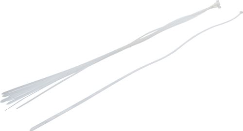 Vázací pásek 8,0 x 1000 mm, bílý, 10 ks - BGS 80779